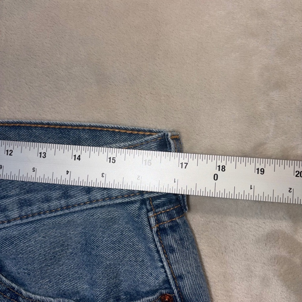 Levis 505 Regular Fit Straight Leg Jeans Blue Denim 34x29 00505-4834 - Picture 2 of 9